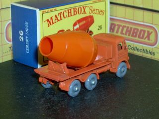Matchbox Lesney Foden Cement Mixer 26 b2 36GPW trim SC12 VNM crafted box 2