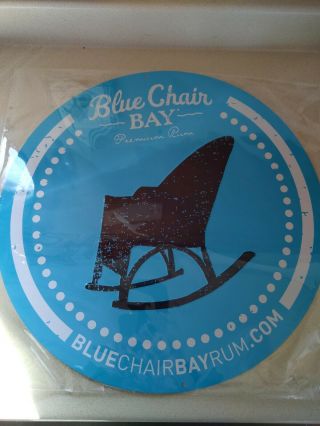Kenny Chesney Blue Chair Bay Rum Tin Sign Bar Man Cave 20 Inch