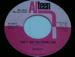 Northern Soul 45 - Sunday - Ain 