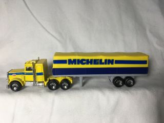 Matchbox Yellow Michelin Transporter Display Case Stored