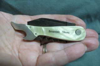 Vintage Advertising Brownbilt Shoes Poacket Knife