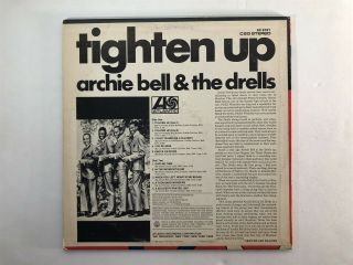 ARCHIE BELL & THE DRELLS Tighten Up Atlantic Soul Promo LP 2