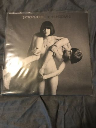 The Haunted Man White Vinyl 2x Lp Bat For Lashes Vg/vg,  Rare And Out Of Print