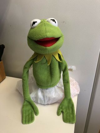 Disney The Muppet Show Kermit The Frog Plush Hand Puppet Toy