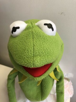 Disney The Muppet Show Kermit the Frog Plush Hand Puppet Toy 2