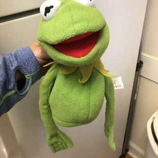Disney The Muppet Show Kermit the Frog Plush Hand Puppet Toy 8