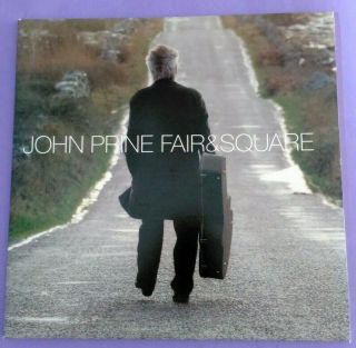 John Prine - Fair & Square Double Lp Oop Oh Boy Records Folk Rare