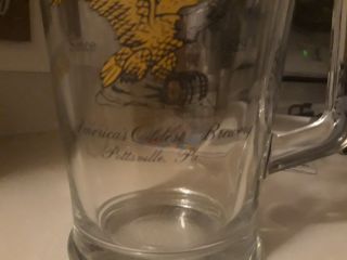 YUENGLING LARGE GLASS BEER PITCHER 5