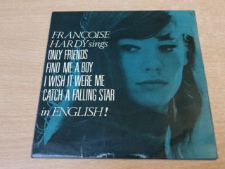 Ex/ex Francoise Hardy/sings In English/1964 Pye 7 " Single Ep