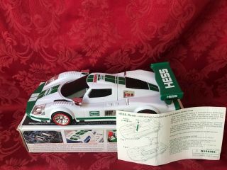 2009 Hess " Race Car And Racer  " With The Rare " Bag "