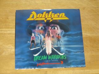 Dokken A Nightmare On Elm Street 3 Dream Warriors Elektra Record W/ Pic Sterling
