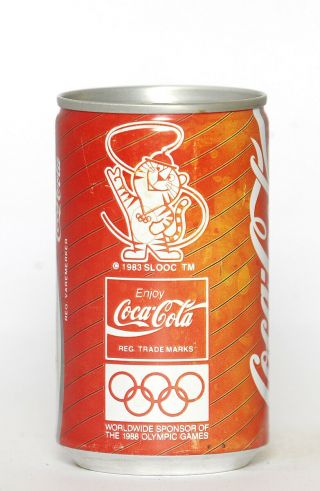 1988 Coca Cola Can From Norway,  1988 Olympic Games