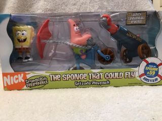 Rare Nick Episode Playpack Sponge Bob Square Pants 59 The Sponge That Could Fly
