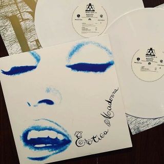 Madonna - Erotica Lp.  White Colored Vinyl Record.  Only 200 Pressed Worldwide