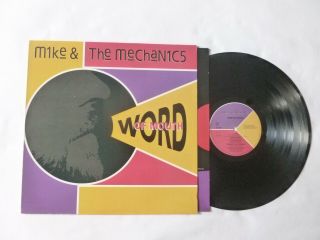 Mike & The Mechanics Word Of Mouth Nrm/ex,  1991 Uk 1st Press Pop Vinyl Lp
