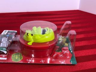 Vintage Shrek 2 M&M ' s Mini Candy Dispenser Eyes& Mouth Move Old Stock Red 3
