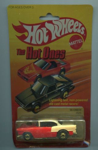 55 Chevy - Hot Wheels " The Hot Ones " 1982 (in Package) 2523