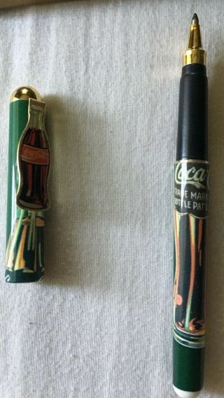 Vintage Coca Cola Ballpoint Pen Santa Claus Christmas Collectible 1995 2