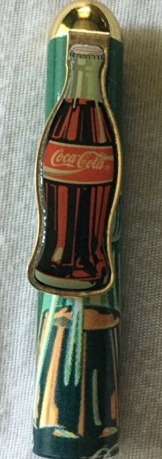 Vintage Coca Cola Ballpoint Pen Santa Claus Christmas Collectible 1995 3