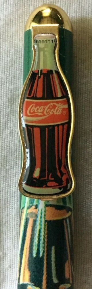 Vintage Coca Cola Ballpoint Pen Santa Claus Christmas Collectible 1995 4