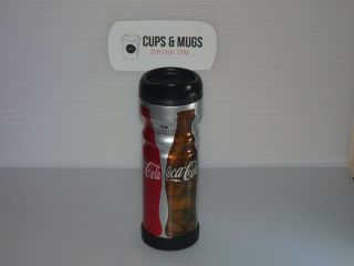 Coca Cola Company Classic Insulated Travel Drink Cup/mug With Lid