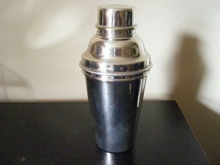 Vintage Silver Plate Epns 3/4 Pint Cocktail Shaker