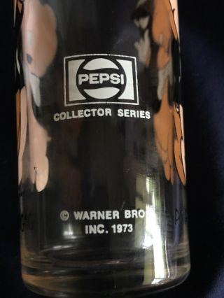 VINTAGE PORKY PIG PEPSI COLLECTOR SERIES BROCKAWAY GLASS WARNER BROS.  1973 5