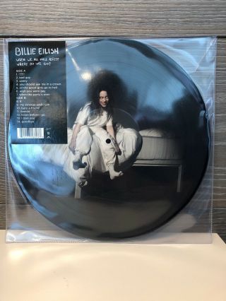 Billie Eilish Spotify Exclusive Limited Picture Vinyl Rare In Hand Ready To Ship