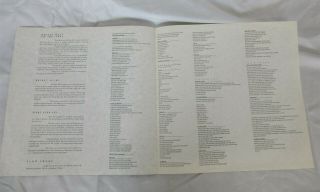 LYDIA LUNCH: HYSTERIE 1987 Vinyl DOUBLE LP inner sleeves poster press kit VG/EX 6
