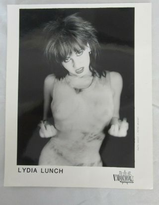 LYDIA LUNCH: HYSTERIE 1987 Vinyl DOUBLE LP inner sleeves poster press kit VG/EX 7