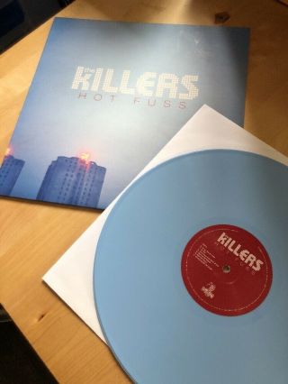 The Killers Hot Fuss 2004 Numbered Blue Vinyl Near Inc.  Promo Poster