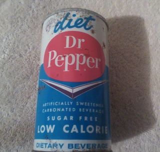 Dr Pepper Diet Root Beer Soda Can