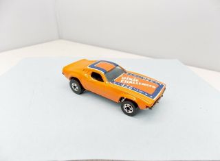 Hot Wheels Dixie Challenger Blackwall - Orange - Near - Vintage Hemi