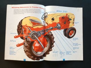 Vintage 1955 CASE 300 series tractor brochure 3 - plow antique farm tractor 5