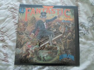 Elton John Mega Rare " Captain Fantastic " Mca 2142 Unplayed Vinyl Still
