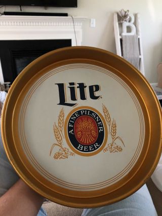 Vintage Miller Lite Beer Tray