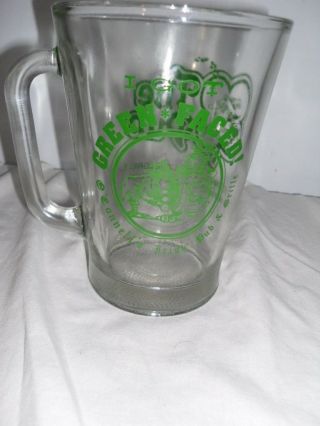 Vintage O ' Connells Pub Norman Oklahoma Glass Beer Pitcher Bar Irish Pub Decor 3
