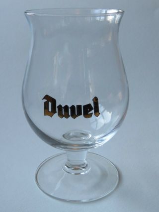 Belgian Tulip Shaped Beer Glass Duvel Moortgat Brewery Strong Ale Belgium