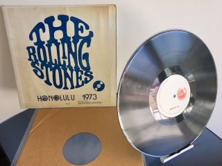 The Rolling Stones - Honolulu 1973,  Mega - Rare Not Tmoq Unplayed Vinyl Lp