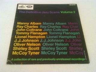 THE DEFINITIVE JAZZ SCENE VOLUME 2 LP EX (,) RARE UK 1ST PRESS HMV COLTRANE 4