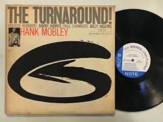 Hank Mobley - The Turnaround - Blue Note 84186 Ny Usa Van Gelder Earmark Jazz