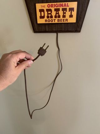 Dad’s Root Beer Vintage Clock 1950 - 1960’s 4