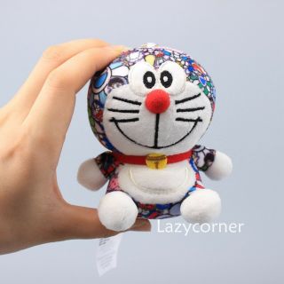 2018 Uniqlo Doraemon X Takashi Murakami Plush Keychain Doll Toy 4  Limited
