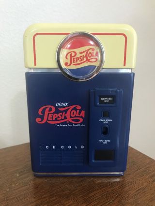 Vintage Pepsi - Cola Plastic Coin Sorter Counter Bank By Pepsico