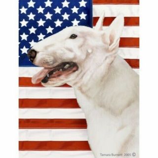 Patriotic (2) Garden Flag - Bull Terrier 320991