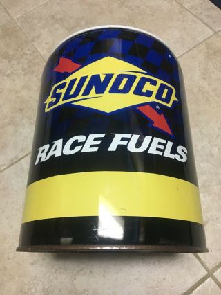 Sunoco 5 Gallon Racing Fuel Gas Can Trash Can.  Nascar Shop Racer Garage Office