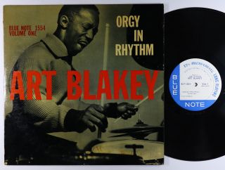 Art Blakey - Orgy In Rhythm Vol.  1 Lp - Blue Note Mono Dg Rvg Ear 47 W 63rd Vg,