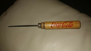 Antique Vintage 1940s Coca - Cola Ice Pick