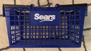 Sears Shopping Basket (store Use - Last One I Have Of This Kind)