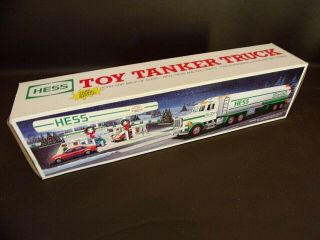 Vintage 1990 Hess Tanker Truck With Box (8a069)